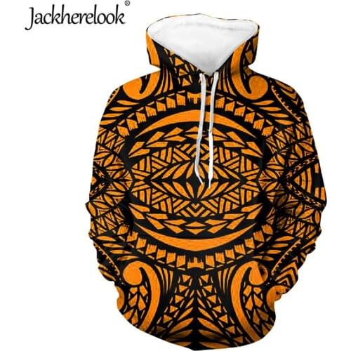 Jackherelook Womens Oversize Hoodies Polynesian Tattoo Samoan Brand Designer Sweatshirts For Ladies Loose Pullover Jacket Mujer