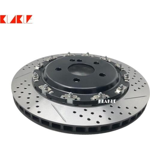 KLAKLE Designer Brake System Racing Floating Brake Disc 410*34MM With Center Hat For Designer 8520 Brake Caliper For For Audi A3