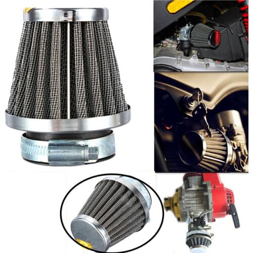 Universal Conical Filter and Clamp Motorcycle Atv Pit Dirt Pocker Bike Pod Air Filter 6 Sizes Available