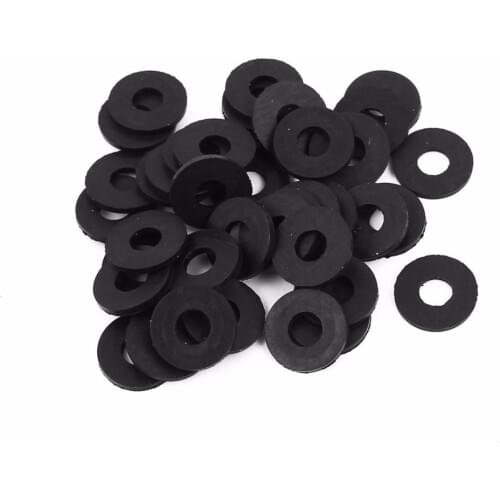 Uxcell Hot Sale High Quality 5x12x1mm Oil Resistance O-Ring Hose Gasket Flat Rubber Washer Lot for Faucet Grommet 40pcs Black