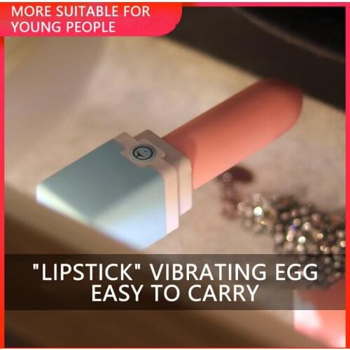 Lipstick Shape Vibrating Egg Female Masturbation Device Female Massager Sex Toys for Women