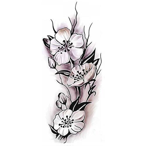 Waterproof Temporary Tattoo Plum Blossom Body Art Stickers Party Bride Decal Easy to apply and easy to remove from your skin whe