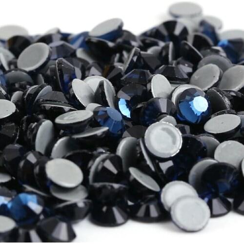 All sizes Montana DMC Iron On Rhinestones/Flat Back Nail art Hot fix Crystal Rhinestones Strass Sewing & Fabric Garment