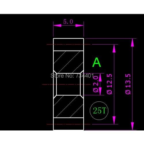 0.5m/25 tooth /hole 2,3,4,5,6/metal precision model of micro motor/ rack / spot copper/Meat Grinder Parts etc