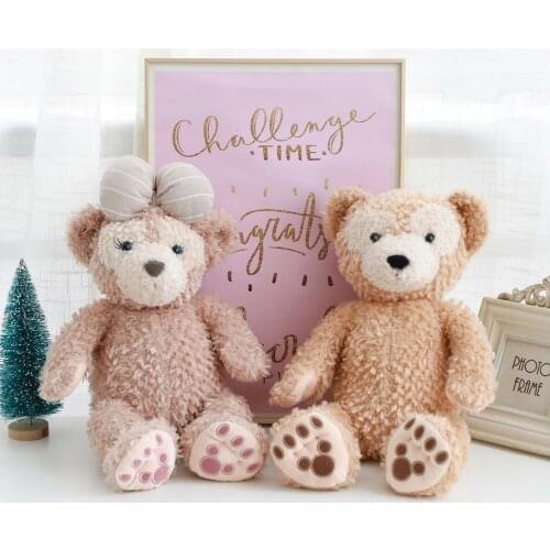 New cute 1pcs 43cm Duffy Bear and Shelliemay Bear Plush Toy Stuffed Animals Plush Soft doll For birthday&kids toy gift