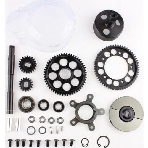 Baja 5b 2 speed transmission (Gears are 57T, 51T, 23T, 17T) of 1/5 rovan baja 5B km hpi 85179
