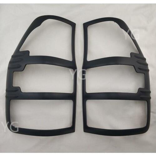 ABS MATTE BLACK PICKUP CAR STYLING REAR LAMP TAIL LIGHT COVER TRIMS FIT FOR RANGER 2012-2020 T6 T7 T8 Wildtrak XLT RAPTOR PARTS