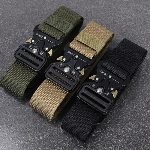 Accesorios Policia Outdoor Training Belts Special Forces Combat Belt Canvas Frog Suit Tactical Equipment Military Accessories
