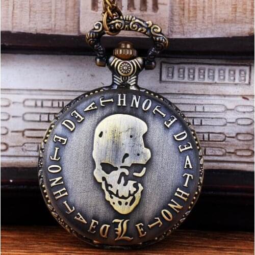 Free shipping wholesale 10pc Death Note pocket watch Necklace PB868