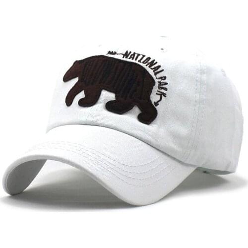 2021 Cotton Animal embroidery Casquette Baseball Cap Adjustable Snapback Hats for men and women 123