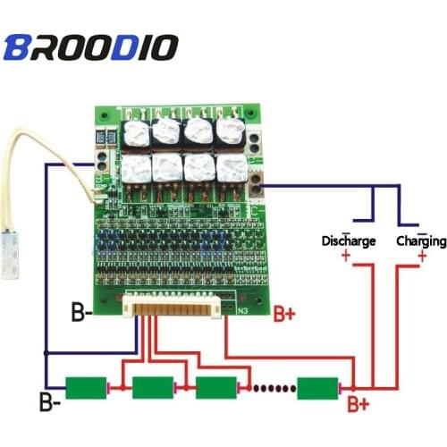 BMS 13S 50A 48V BMS With Balance 18650 Li-ion Lithium Battery Pack Protection Equalizer Board With NTC For BMS Electric Vehicles