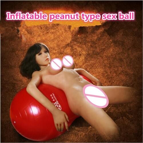 Large Size Peanut Type Inflatable Sex Ball Adult Game Couples Flirting Weightless Sofa Adult Sex Furniture