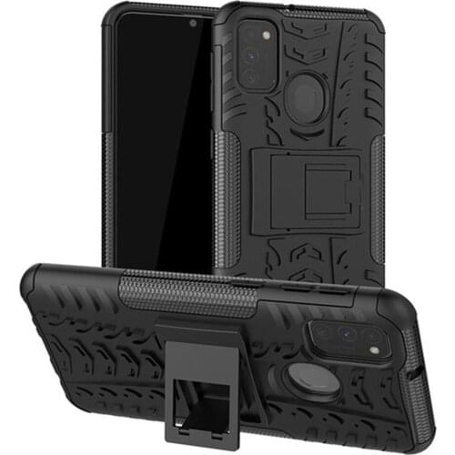 For Samsung Galaxy M30S Case Luxury PC + TPU Cover Stand Armor Shockproof Case For Samsung M30S M307F SM-M307F Phone Cases