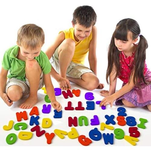 Baby Alphabet Toy 26 Letters Plus 10 Digitals Non-toxic Kids Children Early Educational Gift EVA Foam Soft Bathroom Bath Toys