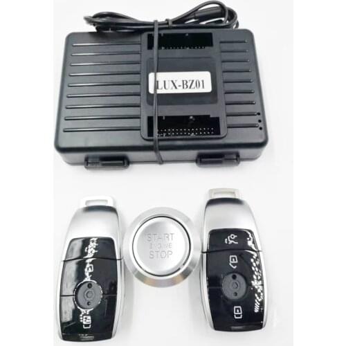 For Mercedes Benz C Class W204 Add Car Push to Start Stop System Remote Starter and Keyless Entry System with New Remote Key