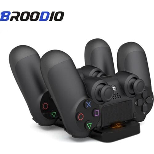 Dual USB Charging Station Charge Dock Station Stand ps4 Joystick Controller Wireless Chargers Powered For Sony Playstation 4 PS4