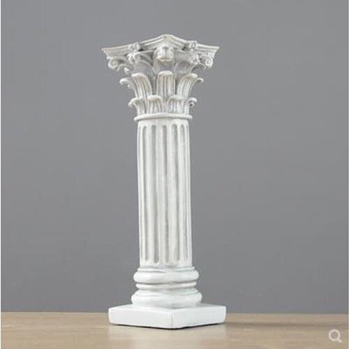Creative retro Roman column crafts, European home decorations, home office restaurant desktop furnishings, beautiful gifts