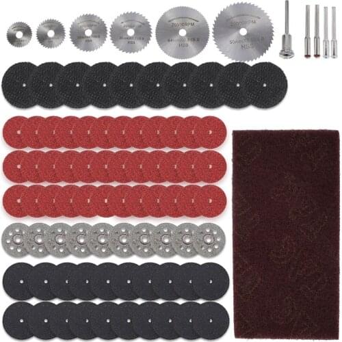 88pcs Circular Saw Blades Diamond Cutting Discs Metal Saw Blade Wood Cutting Disc Diamond Metal Dremel Drill Rotary Cutting Tool