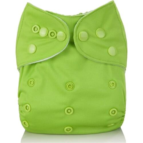 [Mumsbest] 1 Pc Baby Cloth Diaper Pocket washable Solid Color Nappy Adjustable Many Colors Reusable Panties Waterproof Diaper
