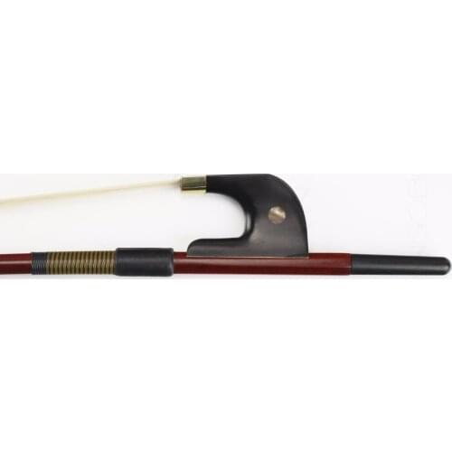 VingoBow Natural Horsehair German Model Double Bass Bow Brazilwood Ebony Frog Nickel Silver Part 310BG 3/4 Size 74cm Great Tone