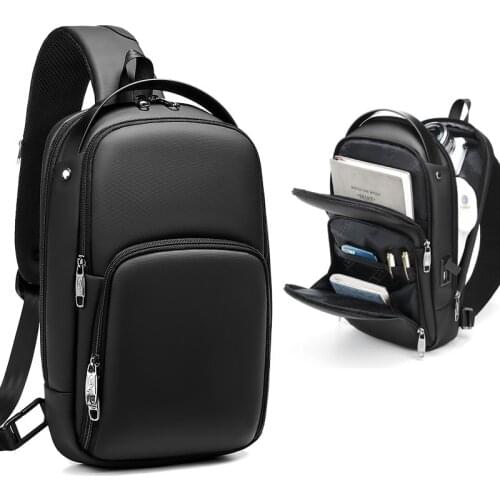 2021 new Mens Chest Bag for USB charging travel Shoulder bag High-quality Sports Messenger Bag fashion Waterproof Crossbody Bag