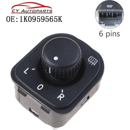 New Mirror Switch For VW Golf MK6 Jetta MK5 Tiguan Touran Passat B6 B7 CC 1K0959565K 5ND959565