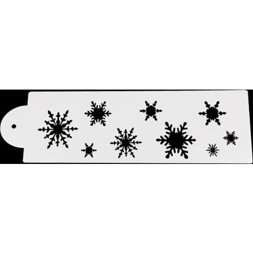 New Snowflake Cake Stencil Baking Mould Spray Die Mold Spray/Cake/Printing/Sugar Powder Sieve Wedding Christmas Cake Decorator