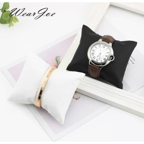 Wholesale Quality Leatherette Bracelet Bangle Pillow Stand Holder Chain Jewelry Display Showcase Watch Cushion Pillows for Box