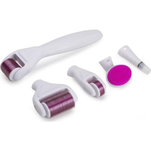 Original DRS 6 in 1 Derma Roller Microneedle Kits For Multiple Skin Care Rejuvenation Treatment Needles Microdermabrasion Rollor