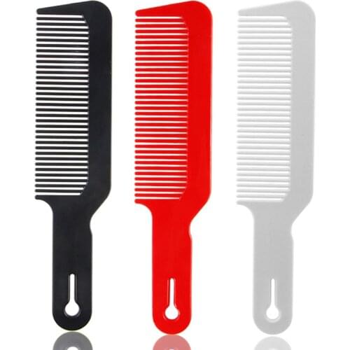 Hair Clipper Comb Barber Flat Top Combs Hairdressing Hair Cutting Styling Tool