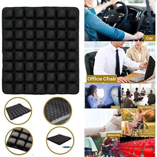Adjustable 5D Decompression Airbag Seat Cushion Inflatable Chair Pad Anti Bedsore Mat Meditation Pad For Home Car Office Chair