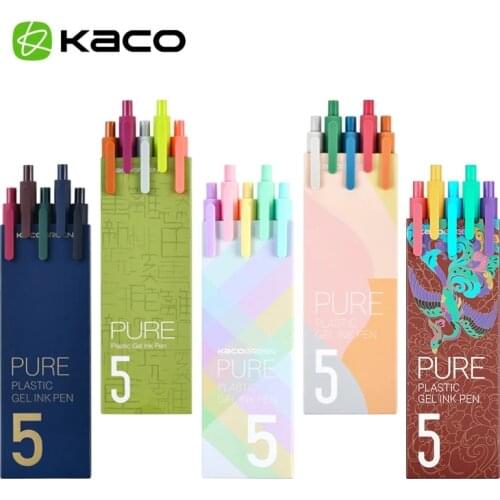 Kaco Sign Pen 0.5MM Ink for Xiaomi Mijia Gel Pen Kacogreen Colorful Refills Smooth Ink Writing Durable for School Business
