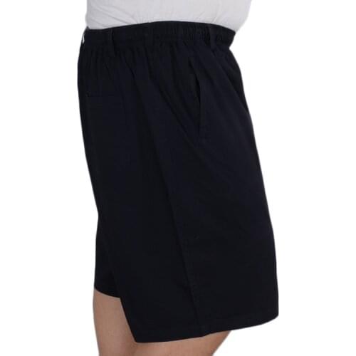 HOT2018 Outdoor Mens cotton shorts summer zipper Pocket Loose Old Men depots fat Tall waist deep profile short plus size 12XL