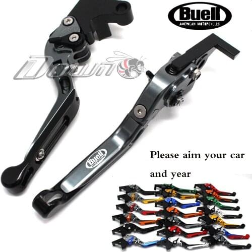 Motorcycle Folding Extendable CNC Adjustable Clutch Brake Levers For Buell XB9 all models 2003 2004 2005 2006 2007 2008 2009