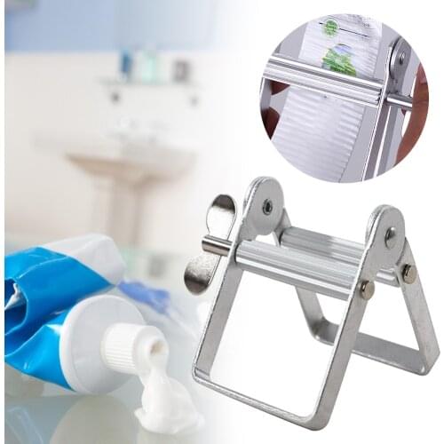 Stainless Steel Toothpaste Squeezer Roller Oil Paint Extruder Oil Paint Hair Color Dye Cosmetics Tube Wringer Bathroom Tools