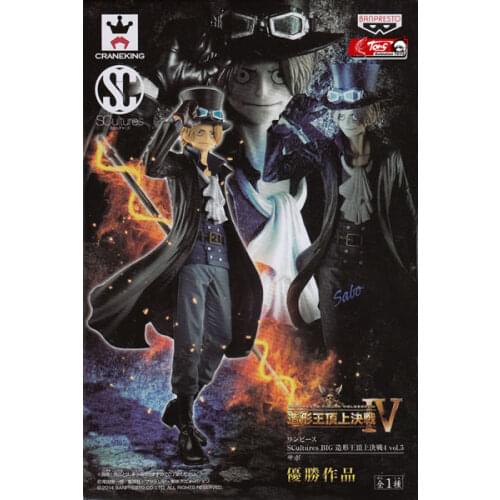 Japan Anime "One Piece" Original BANPRESTO SCultures BIG Zoukeiou 4 PVC Figure Vol.5 - Sabo