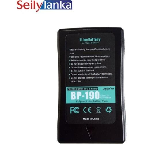 13400mAh for sony BP-190 BP190 Digital camera battery Camcorder HDW-800P PDW-850 DSR-250P DSR-600P DSR-650P