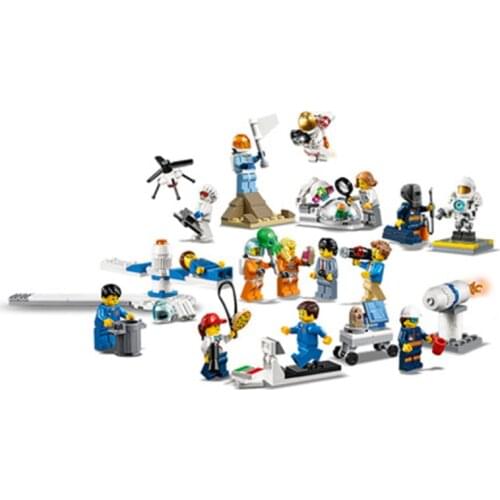 11384 City Series Astronaut Research and Development Training Center Miniature 60230 Childrens Building Block Toy Gifts