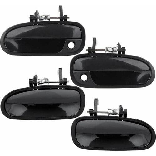4pcs for Honda Civic Coupe 1996-2000 Car Front Exterior Front & Rear Outside Door Handles Set Car Plastic Decor Accessories