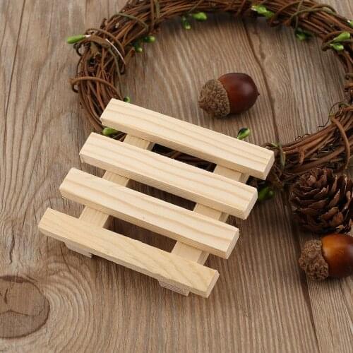 8 * 7 cm Natural Wood Wooden Soap Dish Storage Tray Holder Bath Shower Plate Support Tray Shower Plate Wash Soap Bath