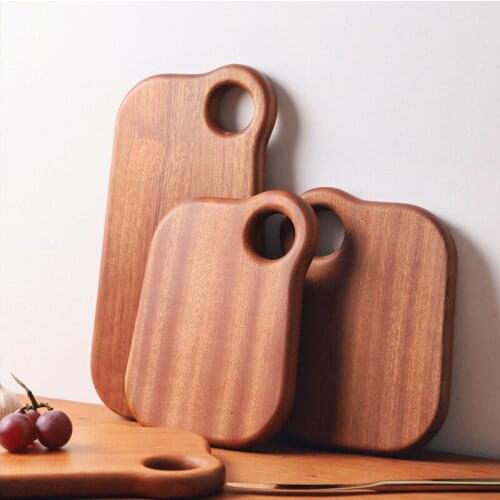 Whole Wood Ebony Board Small Cut Board Solid Wood No Glue, No Spray Paint, Environmental Friendly Food Chopping Board