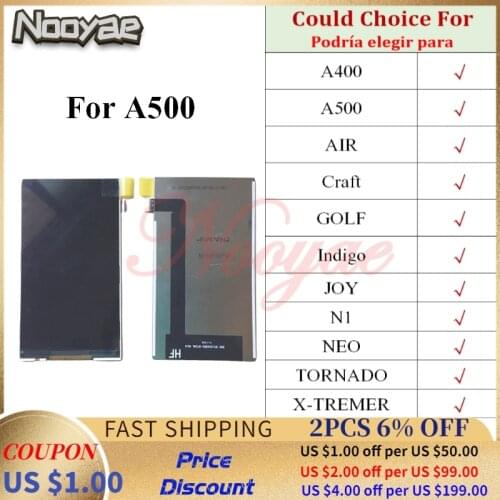 For Explay A400 A500 Air craft Golf indigo Joy N1 NEO Tornado X-tremer LCD Display Screen Module + tracking