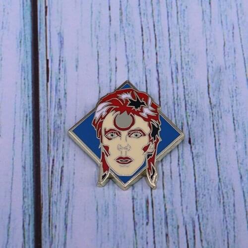 Prince Enamel American Popular Singer Artor Brooch For Fans Lapel Coat Badge