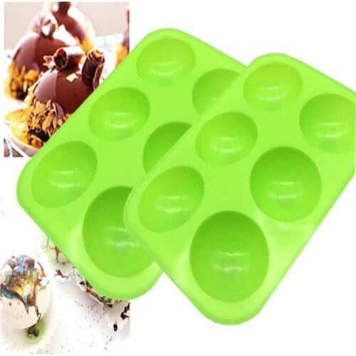 2Pcs Chocolate mold Silicone Mold,Baking Mold for Making Hot Chocolate Bomb, Cake, Jelly, Dome Mousse bakery accessories