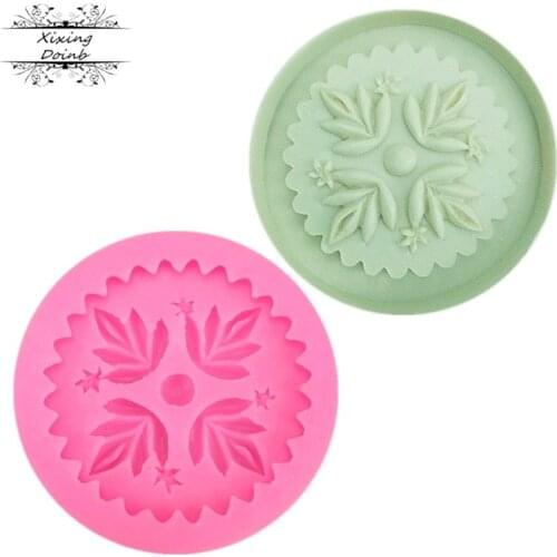 Leaf shaped silicone mold cake chocolate kitchen baking mold fudge cake tool cake decoration