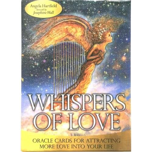 44 Pcs Oracle Tarot Whisper of Love Oracle Cards Board Deck Games Mysterious Divination Tarot Deck for Party Game