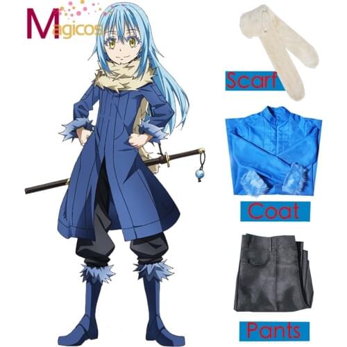 Anime Rimuru Tempest Cosplay Costume Tensei shitara Slime Datta Ken Anime That Time I Got Reincarnated as a Slime Wig Cosplay