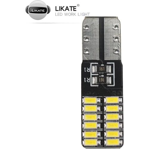 LKT 1 pcs Canbus T10 W5W 194 501 Car LED Interior Instrument Lights Bulb for Car Diode Auto Width Lamps Vehicle White Red Blue