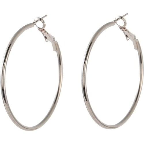 Copper round gold color earring hoop for women fashion style
