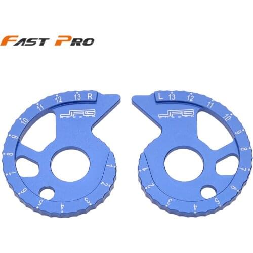 Motorcycle Accessories CNC 2pcs Chain Adjuster Regulator For YAMAHA TTR250 DT200R WR200R WR250 WR250Z WR500Z TTR DT WR 200 250